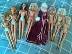 Lot of 8 Mattel Dolls Vintage 80s 90's & Today Super Pretty Play/OOAK NR