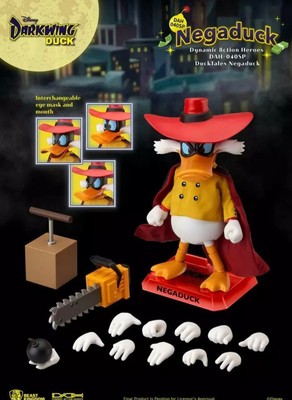 Duck Tales Negaduck Darkwing 1/9 Beast Kingdom Actionfigur Neu. 