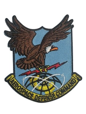 US Air Force Aerospace Defense Command Embroidered Iron On Patch - USAF 77-H