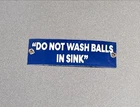 VINTAGE GOLF WASH BALLS PORCELAIN SIGN CAR GAS TRUCK MOTORCYCLE OIL
