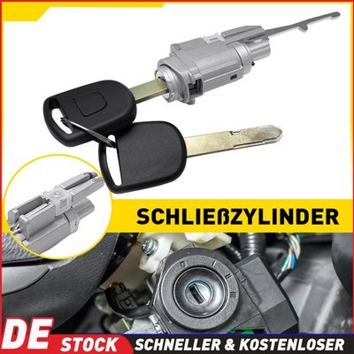 Zündschalter Schließzylinder für Honda Accord Civic CR-Odyssey Pilot 2 Schlüssel