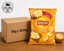 16 x Lays Crisps French Cheese 45g (Pack of 16) Long Expiry Date & fast delivery