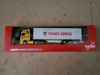 Herpa 312318  Scania CS20 Container-Sattel acargo Hamburg -Bud Spencer/YANG MING