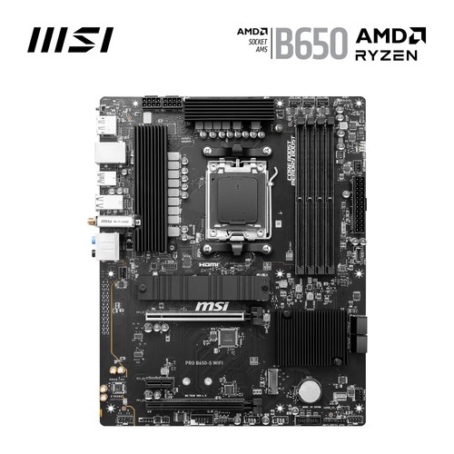 PRO B650-S WiFi V1 Mainboard, ATX - Unterstützt AMD Ryzen 9000/8000 / 7000 Ser... - Bild 2 von 7