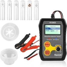 Universal Fuel Injector Tester and Cleaner Tool, DIY Cleaning Tool Kit for PWM, 