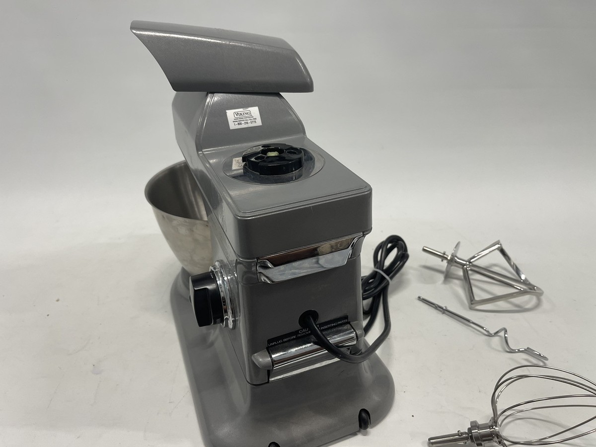 VIKING PROFESSIONAL VSM500 GRAY 5 QT MIXER 800W W/ 2 ATTACHMENTS