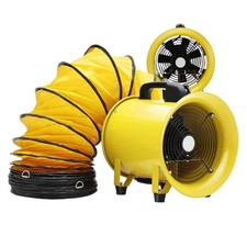 Explosion Proof Industrial Blower Fan 10 Inch 7-Blade Axial Exhaust 3300RPM