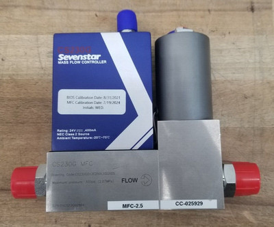Sevenstar CS230G 24V 118837-RU N2 250SLM Mass Flow Control Meter *NEW*