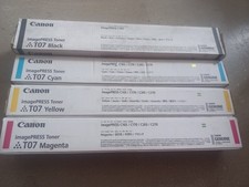 Genuine Canon T07 SET of 4 KYMC Toner Cartrid...