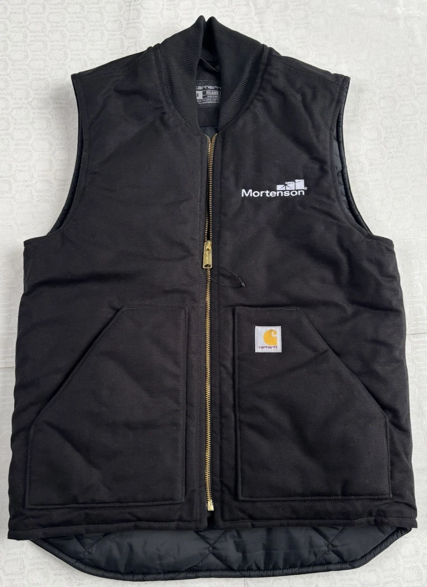 トップス CARHARTT 90s DUCK VEST BLACK LARGE TALL 1200W-47875-Black-0-