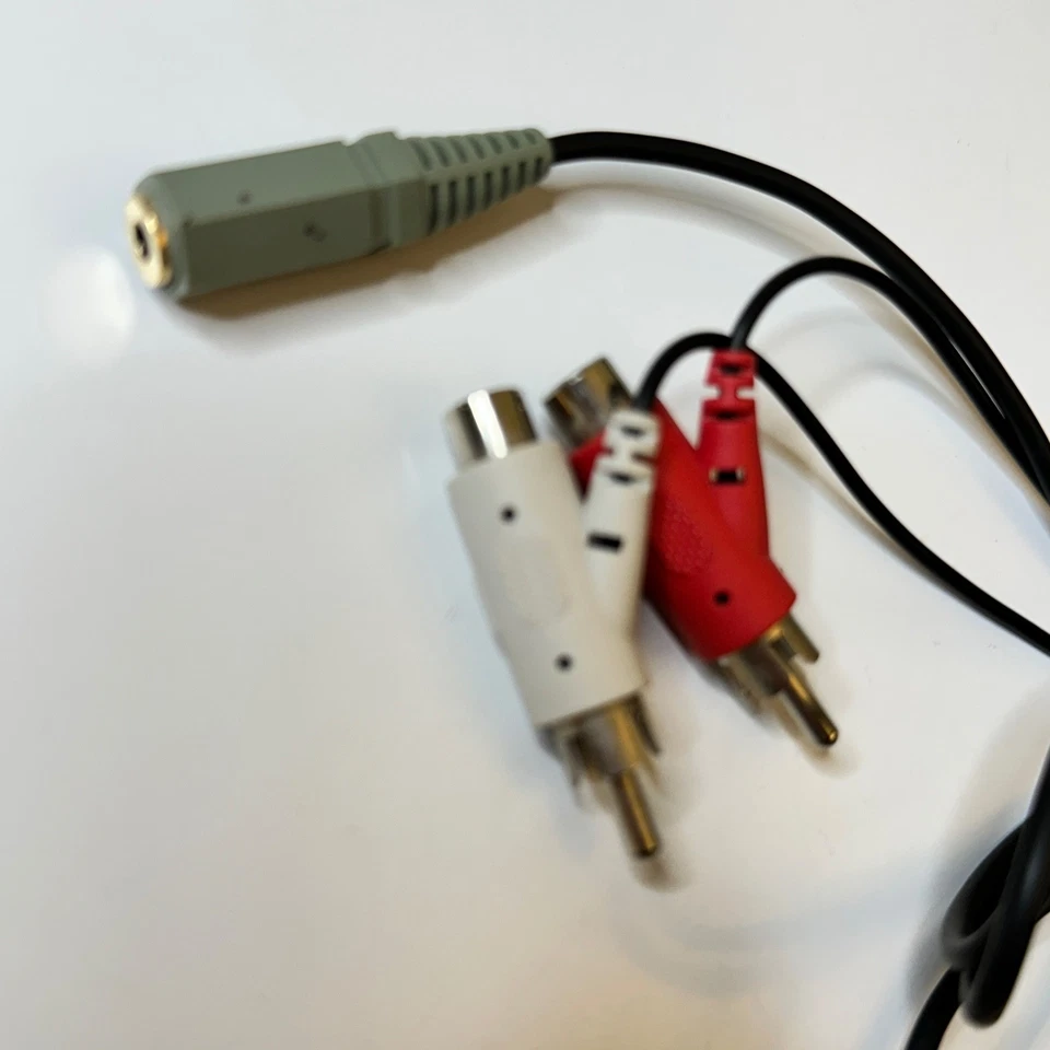 CABLE divisor en Y de 6' pies 3,5 mm a RCA para auriculares Turtle Beach X12 PX22 X11 X1 Foto 2 de 2