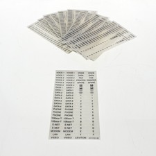 10pk Leviton 41080-LEB San 900 Data Code 9E29F0 Labels Set for Data Phone Voice