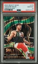 2024 Panini Select WWE Joaquin Wilde #276 Green Flash PSA 10 POP 1