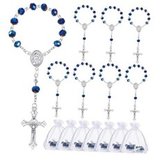 50 Sets Baptism Favors Rosary Set Including Mini Rosary Beads Baptism Favors