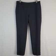 Talbots Chatham Wool Blend Ankle Pants sz 10P side zip minimalist office career