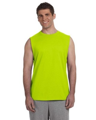 G270 Gildan Adult Ultra Cotton Sleeveless T-Shirt Gildan - Safety Green - S