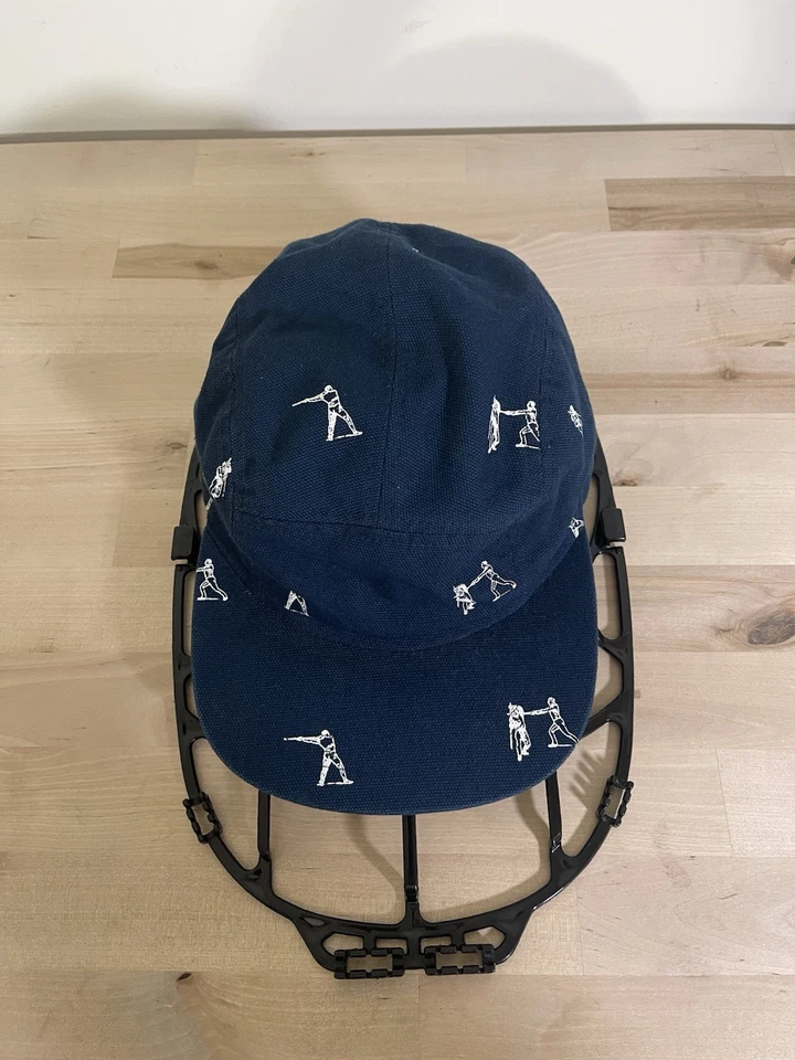 Undefeated UNDFTD Acción 5 Paneles CAMP Sombrero Ajustable Hebilla a Presión Gorra Azul RARO Foto 2 de 4