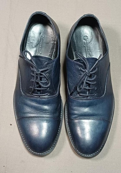 Men CAMPANILE Heels Black Leather 41
