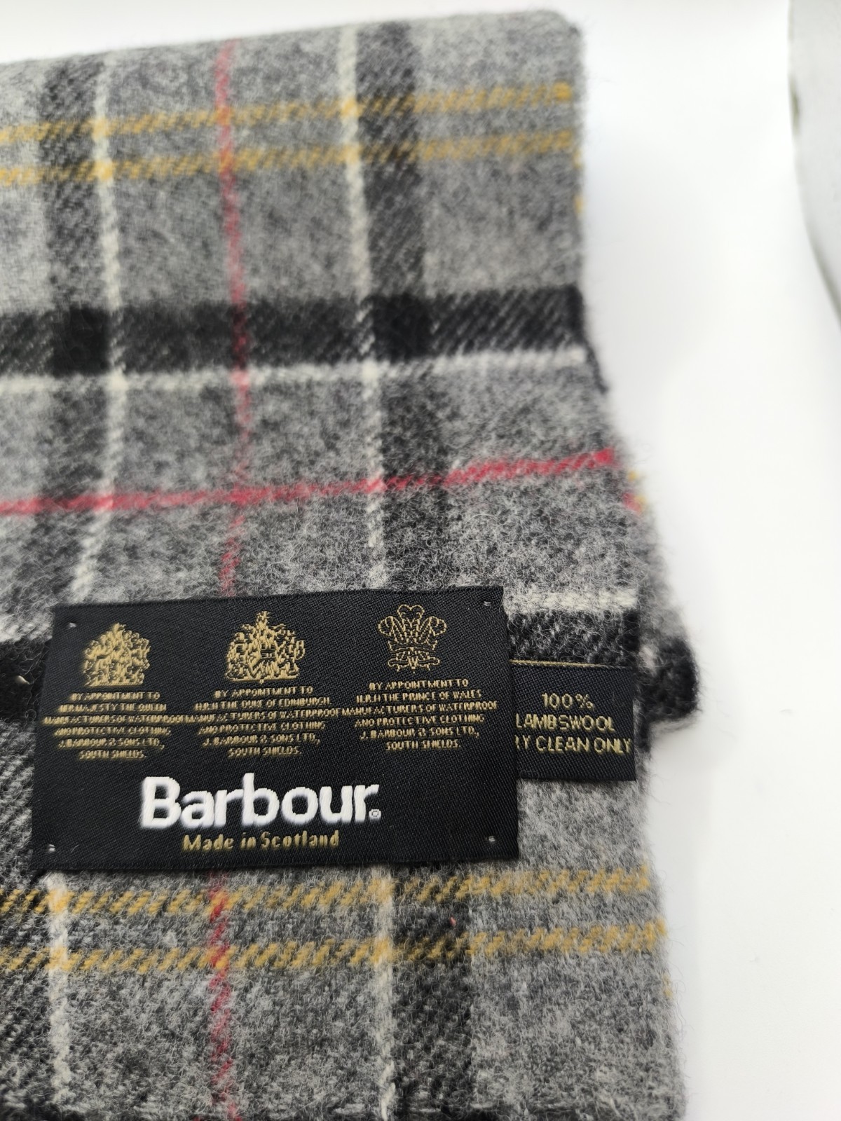 Vintage Barbour Scarf, Lovely Vintage Barbour, Great Vintage Condition image 3