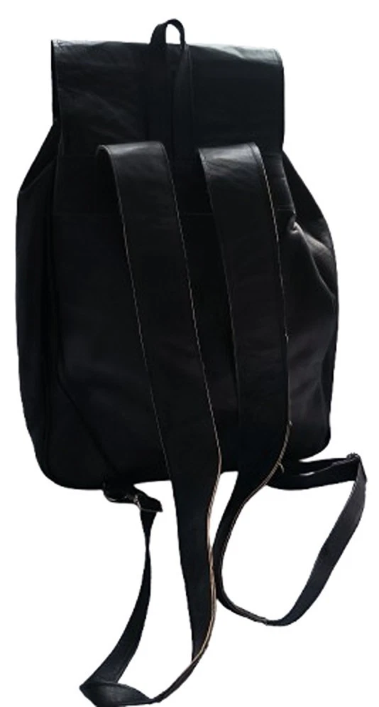 Grand Sac Vintage Oscar Jacobson 100% Cuir – Marron, 55 Cm, Capacité 45-70L
