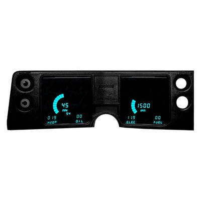 For Chevy Chevelle 68 Intellitronix Direct Fit LED Digital Gauge Panel, Teal