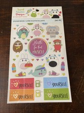 SWEET KAWAII DESIGN Planner Stickers Book 241 PC Craft Smith Workout Exercise