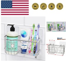 Compact 6-Slot Bathroom Organizer in Chrome: Sturdy, Stylish  Functional