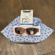 Baby Toddler Boys 0-3 Years Sunglasses And Hat Set