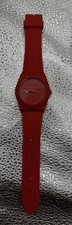 Watch GUESS Red Unisex Silicone Band Watch Guess Iconic U0979L3