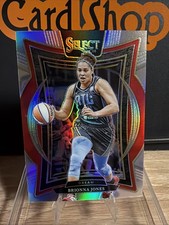 2025 Panini Select WNBA Brionna Jones Silver Prizm Concourse #18 Atlanta Dream
