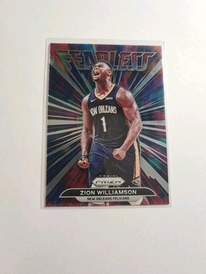 2021-22 Panini Prizm Fearless Prizms Silver #1 Zion Williamson