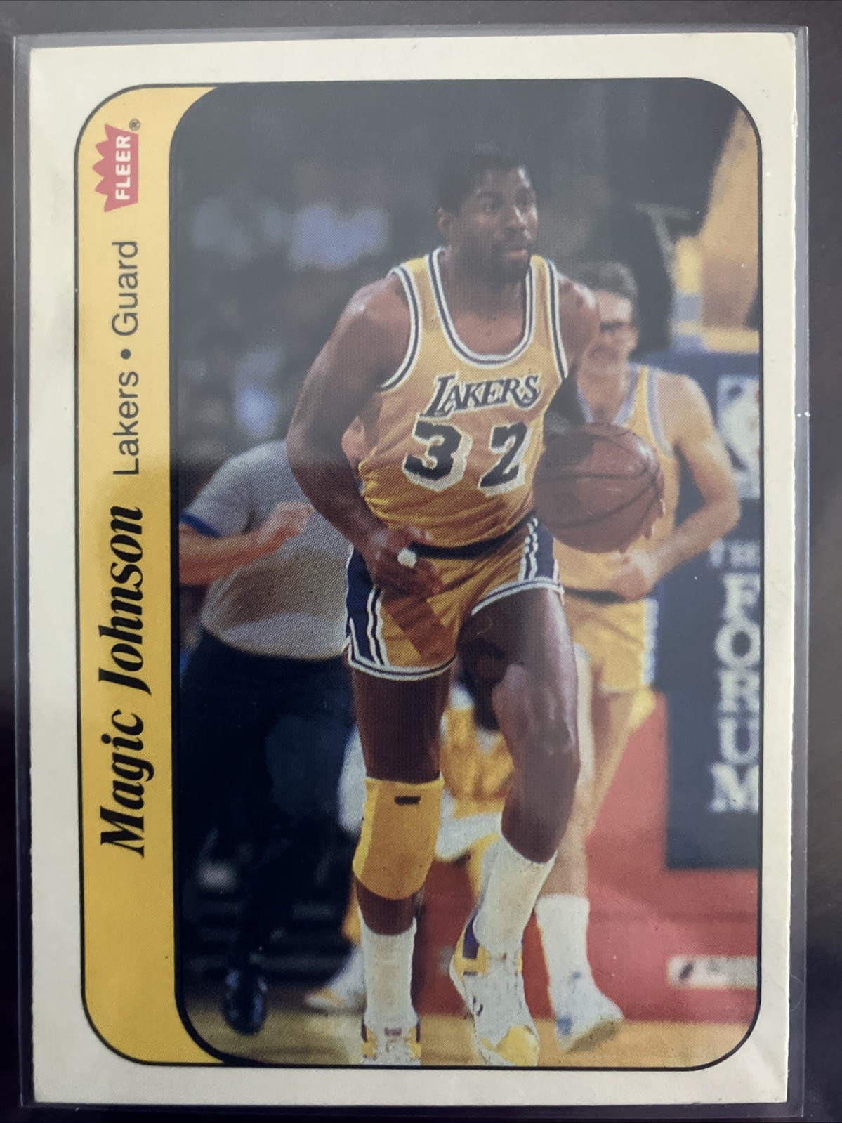 1986-87 Fleer - Stickers Magic Johnson #7