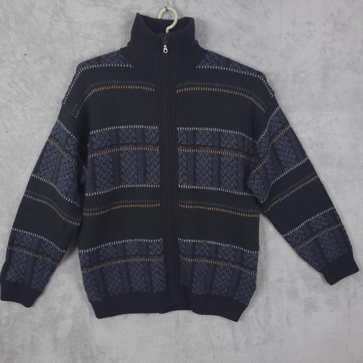 Cardigan Sweaters for Men 90s Theme for sale | eBay