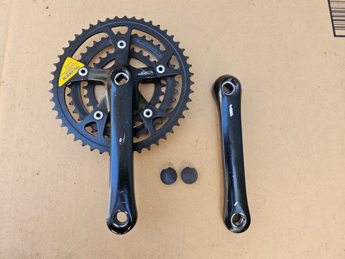 Jeu De Manivelles Triple Shimano Exage Country FC-M250 - 170 Mm, Biopace 48/38/28 Dents - Vintage Pour VTT