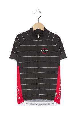 Maloja NICOLAB. Short Sleeve Bike Jersey Jungen Funktionsshirt Gr. M Schwarz NEU