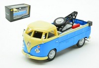 Cararama 1/43 Van Vw T1 Pick Up Tow Truck Light Statisches Modell Diecast
