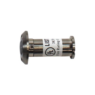 APPROVED VENDOR 19-1150SNK Door Viewer,Brass Plated,9/16'' Hole Dia. 451J75