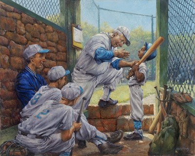 Watch the High Inside Pitch by Andy Thomas - Paper Ltd Ed Artist Proof 50 20x24