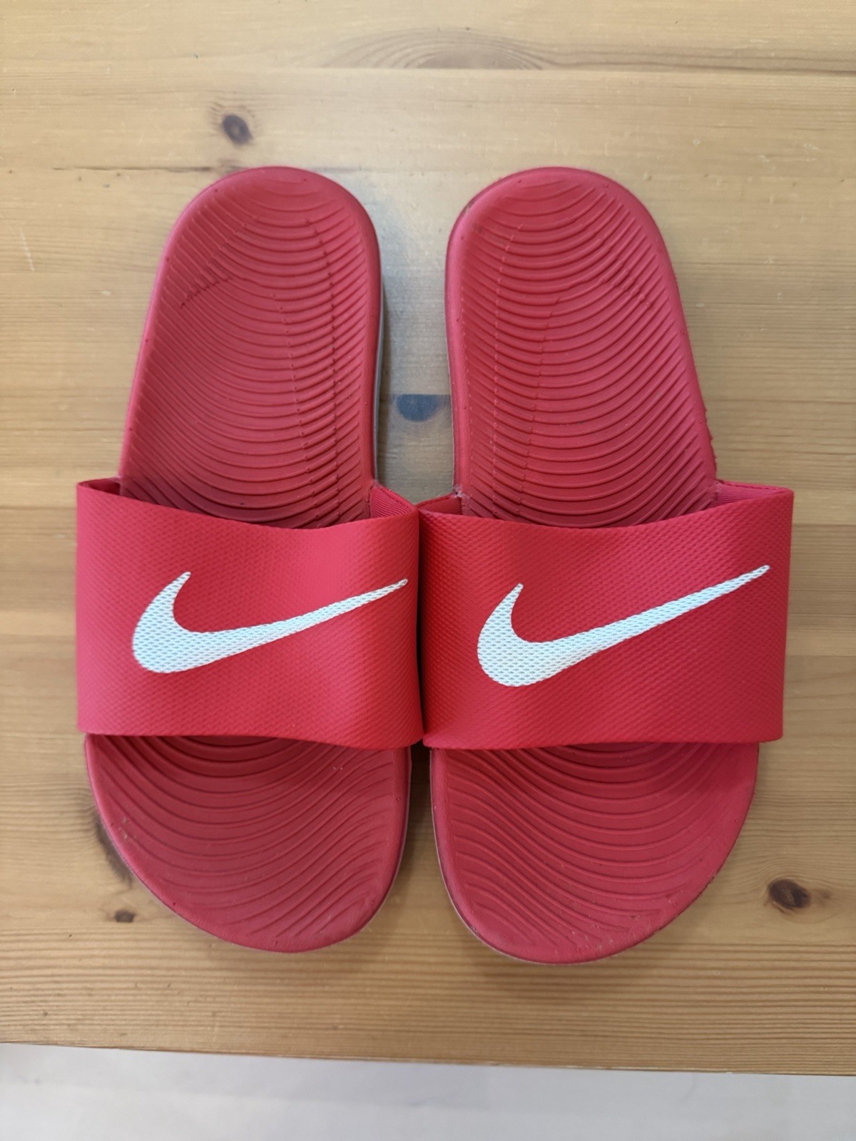 NIKE  Kawa Slide Sandal GS/PS University Red/White  819352-600  Kids Size 6Y