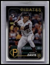 2024 Topps #295 Henry Davis Pittsburgh Pirates Rookie Card Series One