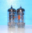12AZ7A RCA radio audio amplifier vintage vacuum tubes 2 valves tested 12AZ7