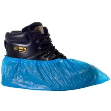 PE Disposable Shoe Covers  Anti Slip Overshoe Disposable Waterproof FOOD SAFE