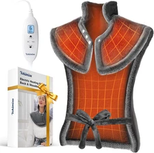 Heating Pad for Neck and Shoulders and Back | 2.5Lb Weighted Heat Pad | Large El