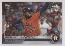 2022 Topps Now Houston Astros World Series Champions /4833 Cristian Javier 01mu