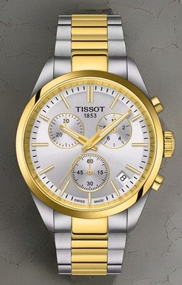 Tissot PR 100 Chronograph Two-Toned Men's 40mm Watch T150.417.22.031.00