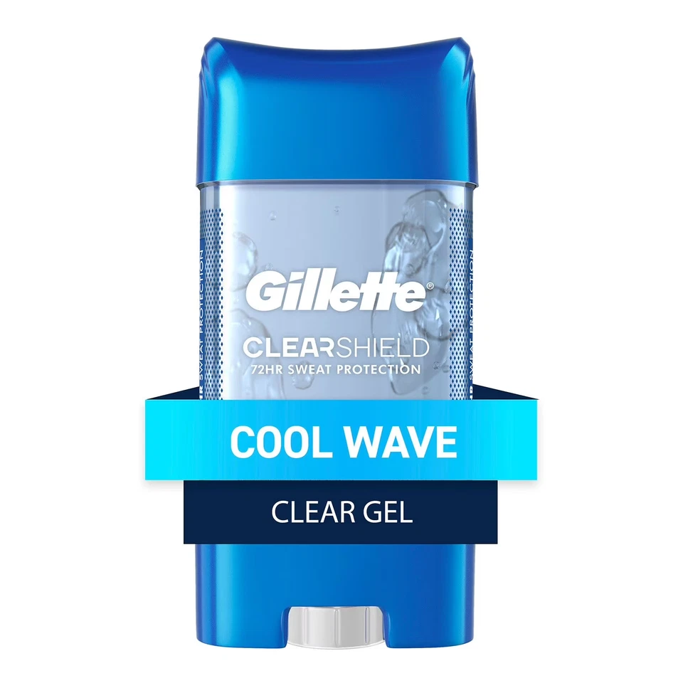 Gillette Cool Wave Clear Gel Men's Antiperspirant and Deodorant, 3.8 oz., 5 pk. - Image 4 of 4