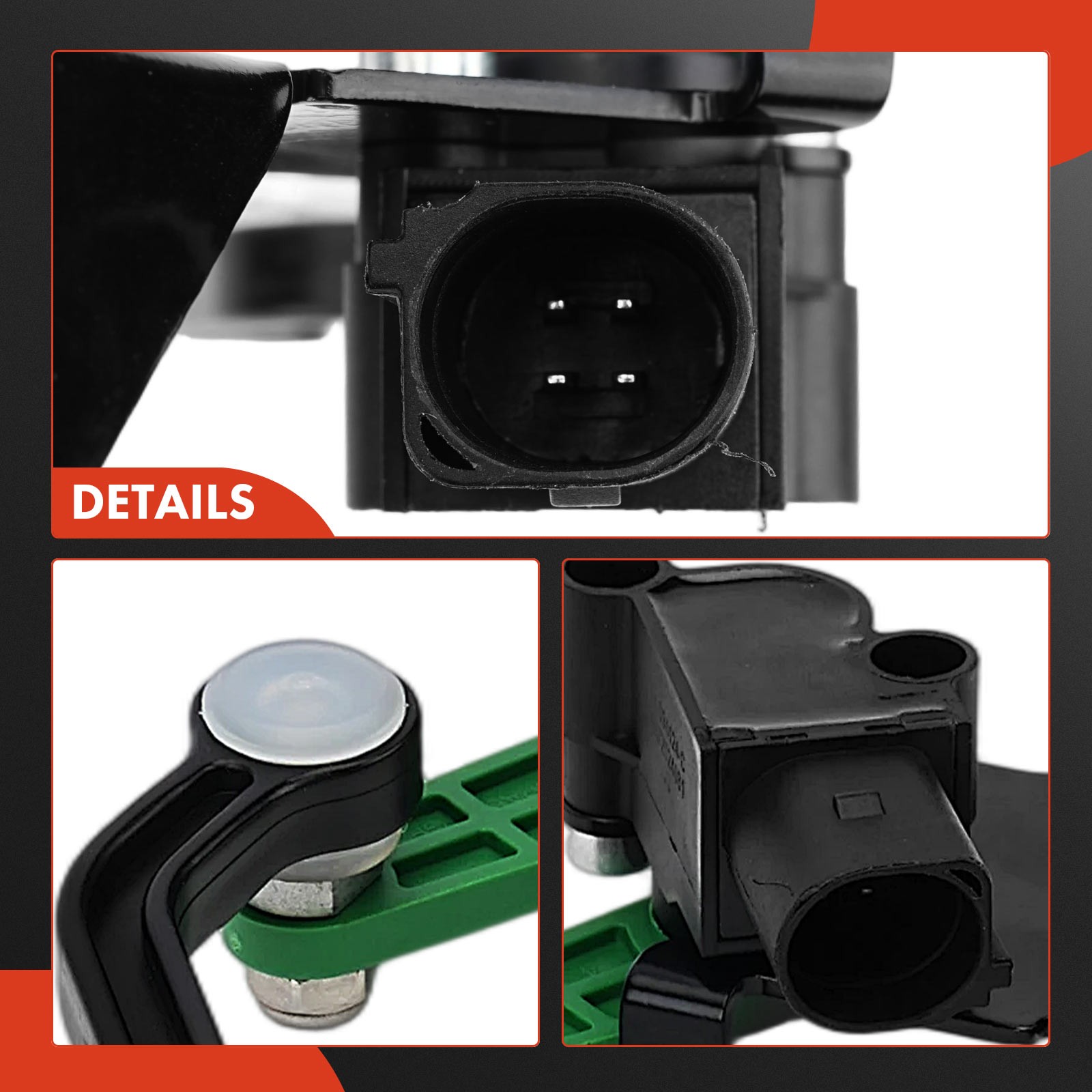 A-Premium 2x Rear Side Height Level Sensor Assy for Audi R8 2008-2012 2014 2015