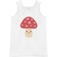 'Happy Heart Mushroom' Adult Vest / Tank Top AV064377 