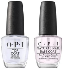OPI Nail Polish Top and Base Coat, Protective...