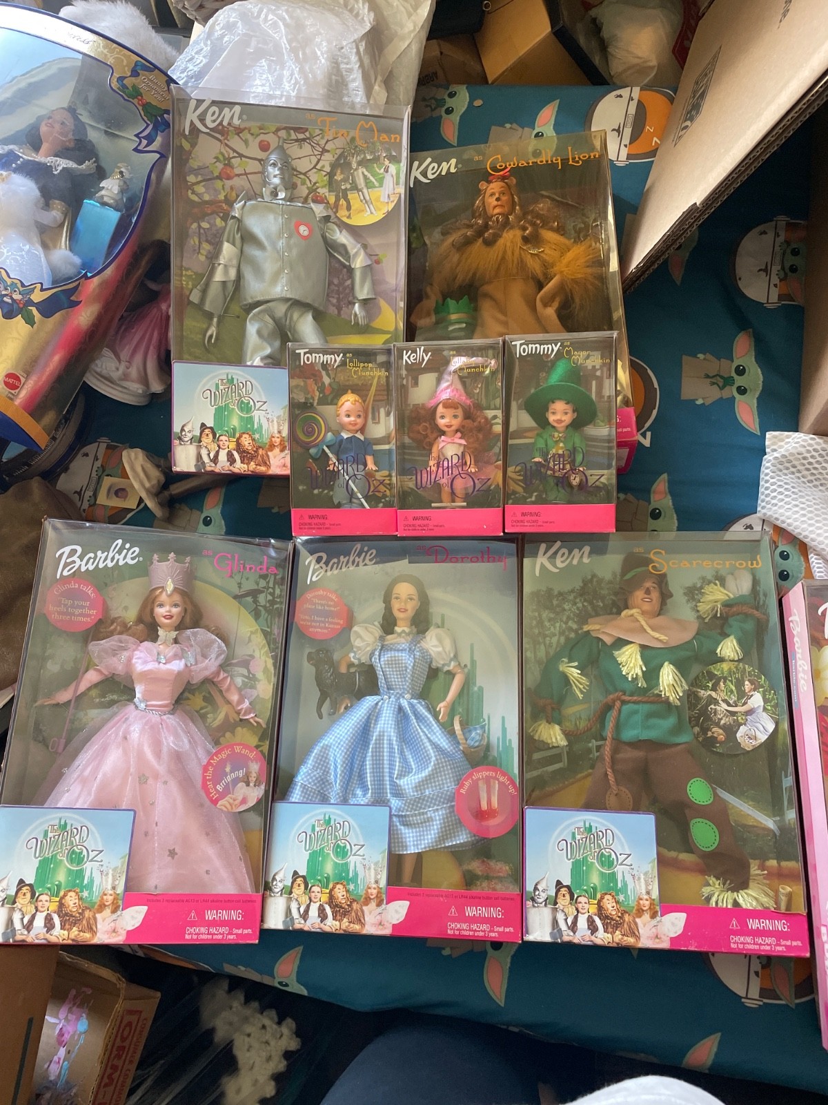 Mattel 1999 The Wizard of Oz Barbie Complete Collection Set